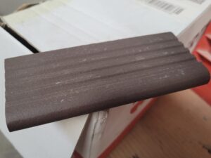 Dark Brown Step Tread Tile